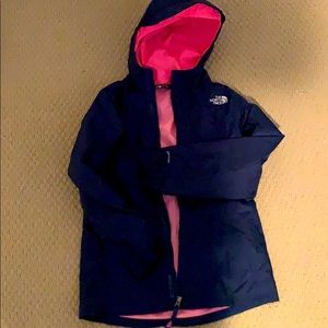 Girls North Face Rain Jacket
